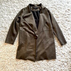 Hyfve Western duster faux suede jacket M